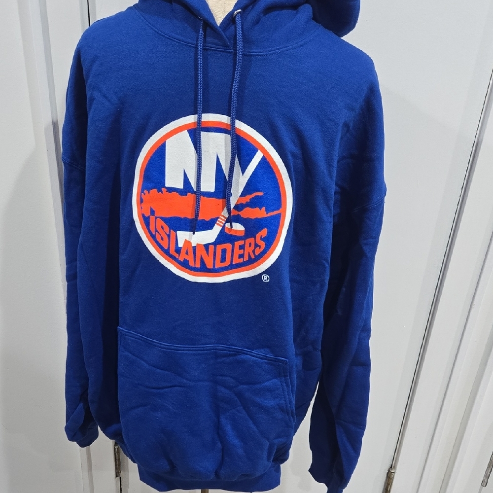 NY Blue Islanders Sweatshirt Hoodie 2XL
